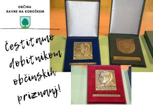 Čestitke nagrajencem ob prazniku občine 2020